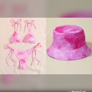 Tie dye swimsuit set